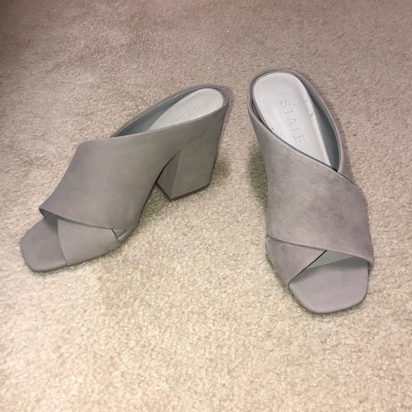 Shoes - Grey Heels - Brand New